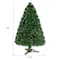 Costway 3ft. Pre-Lit Fiber Optic PVC Tabletop Christmas Tree, Multicolor Lights